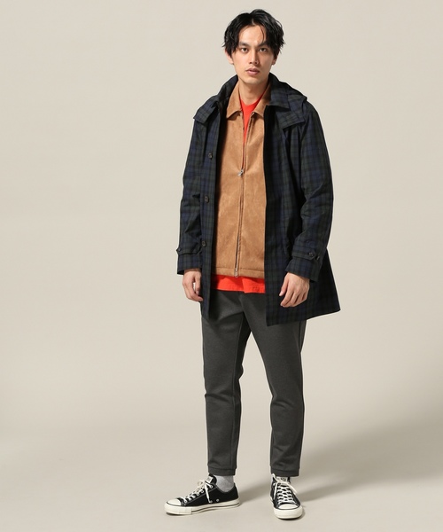 417 EDIFICE(フォーワンセブンエディフィス)の「CORDURA / コーデュラ CHKフードステンコート(ステンカラーコート・メンズ・その他6/その他9・SMALL/MEDIUM/LARGE/X-LARGE)」の8枚目の写真