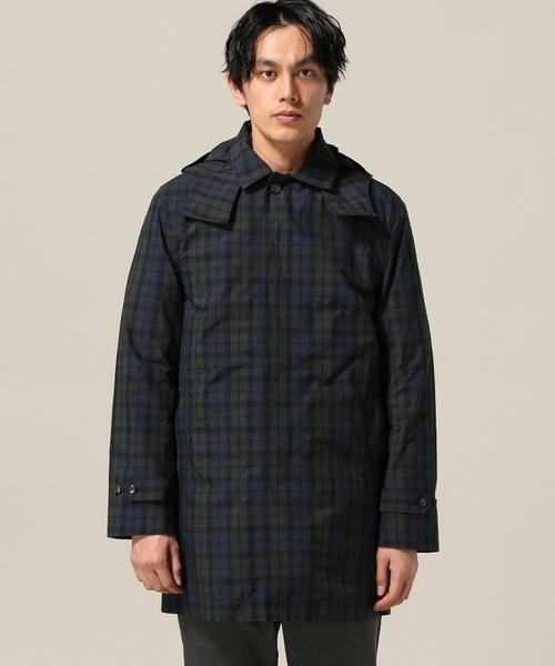 417 EDIFICE(フォーワンセブンエディフィス)の「CORDURA / コーデュラ CHKフードステンコート(ステンカラーコート・メンズ・その他6/その他9・SMALL/MEDIUM/LARGE/X-LARGE)」の9枚目の写真