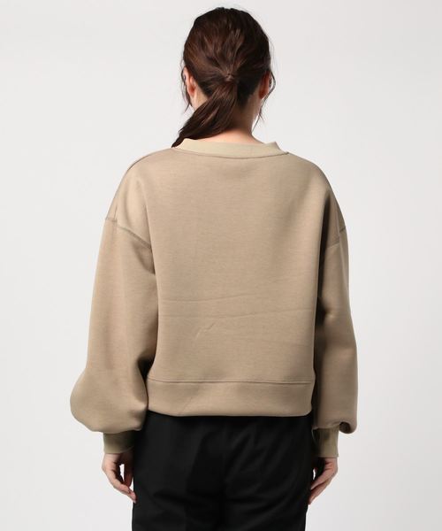 STUDIOUS（ステュディオス）の「【STUDIOUS】ソフトボリュームスリーブスウェット（スウェット・レディース・ベージュ/ブラック/ホワイト・FREE）」の5枚目の写真