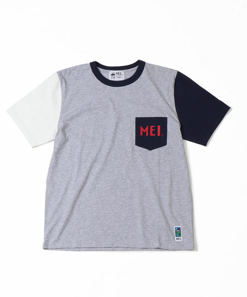 MEI（メイ）の「【GO OUT7月号掲載】【女性にも人気】MEI(メイ)別注ポケットTシャツ（Tシャツ/カットソー・メンズ・ホワイト/ネイビー/マルチ/ブルー系その他/ホワイト系その他/グリーン/ベージュ・MEDIUM/X-LARGE/SMALL/LARGE）」の14枚目の写真