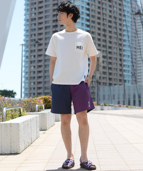 MEI（メイ）の「【GO OUT7月号掲載】【女性にも人気】MEI(メイ)別注ポケットTシャツ（Tシャツ/カットソー・メンズ・ホワイト/ネイビー/マルチ/ブルー系その他/ホワイト系その他/グリーン/ベージュ・MEDIUM/X-LARGE/SMALL/LARGE）」の22枚目の写真