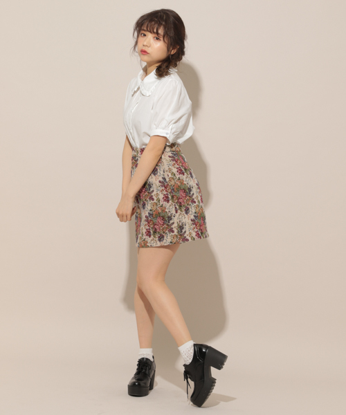 apres jour（アプレジュール）の「ベーシックフリルブラウス【ZOZOTOWN限定アイテム】（シャツ/ブラウス・レディース・ブラック/ベージュ/オフホワイト/ブルー/スモークピンク・フリー）」の12枚目の写真