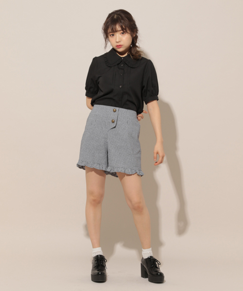 apres jour（アプレジュール）の「ベーシックフリルブラウス【ZOZOTOWN限定アイテム】（シャツ/ブラウス・レディース・ブラック/ベージュ/オフホワイト/ブルー/スモークピンク・フリー）」の18枚目の写真