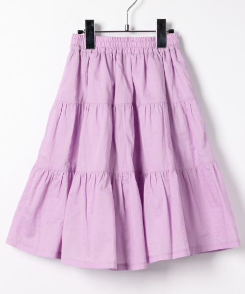 GLOBAL WORK（グローバルワーク）の「【キッズ】ティアードロングスカート/830119（スカート・キッズ・イエロー/ミント/パープル系その他2・SMALL/MEDIUM/LARGE/X-LARGE/XX-LARGE）」の4枚目の写真