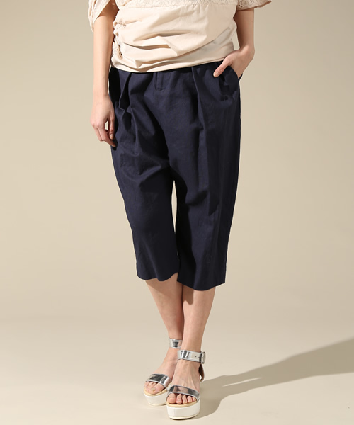 FURFUR（ファーファー）の「リネンコットンパンツ（その他パンツ・レディース・アイボリー/ベージュ/ネイビー・FREE）」の7枚目の写真