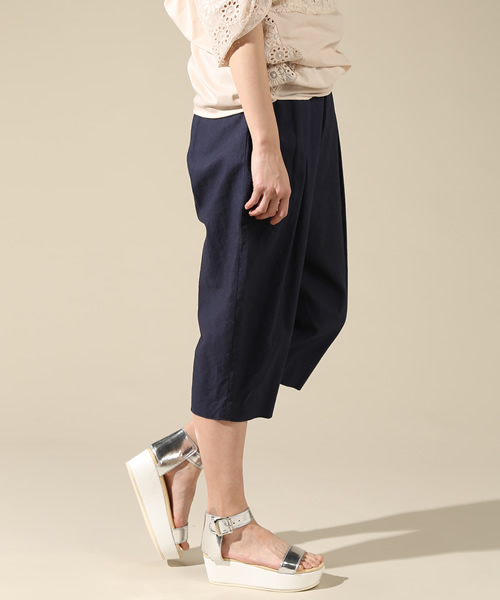 FURFUR（ファーファー）の「リネンコットンパンツ（その他パンツ・レディース・アイボリー/ベージュ/ネイビー・FREE）」の8枚目の写真