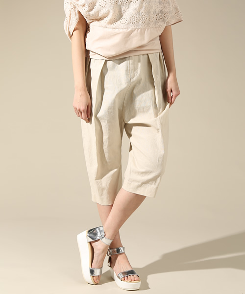 FURFUR（ファーファー）の「リネンコットンパンツ（その他パンツ・レディース・アイボリー/ベージュ/ネイビー・FREE）」の16枚目の写真