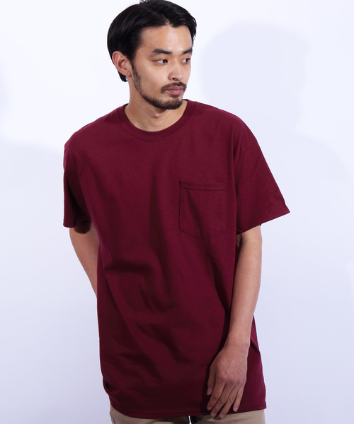 GILDAN(ギルダン)の「GILDAN 半袖Tシャツ(Tシャツ/カットソー・メンズ・イエロー/レッド/パープル/グレー系その他/ホワイト系その他2/ブルー系その他/ブルー系その他2/オレンジ/ブラック系その他2/ナチュラル/ブラック系その他/ホワイト系その他/ワイン/カーキ/グレー系その他2/ゴールド・X-LARGE/LARGE)」の14枚目の写真