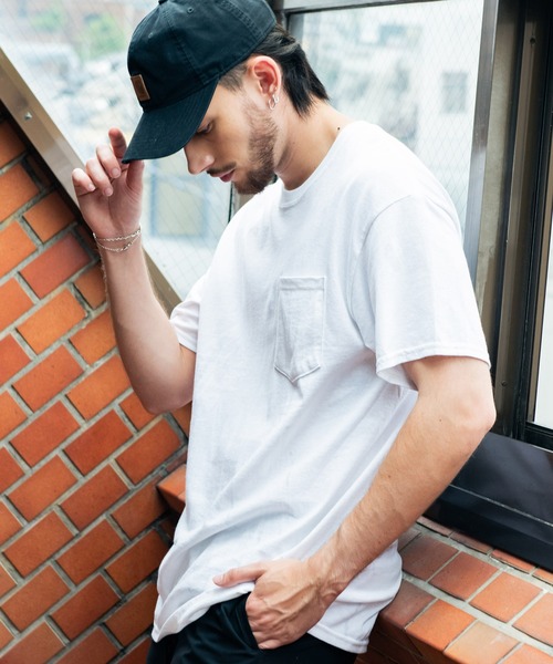 GILDAN(ギルダン)の「GILDAN 半袖Tシャツ(Tシャツ/カットソー・メンズ・イエロー/レッド/パープル/グレー系その他/ホワイト系その他2/ブルー系その他/ブルー系その他2/オレンジ/ブラック系その他2/ナチュラル/ブラック系その他/ホワイト系その他/ワイン/カーキ/グレー系その他2/ゴールド・X-LARGE/LARGE)」の3枚目の写真