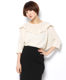 mystic | フリル切替プルオーバー(シャツ/ブラウス)