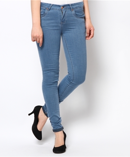 mystic（ミスティック）の「デニムスキニー（デニムパンツ・レディース・ネイビー/ライトブルー/ブルー/サックスブルー・0/1/2）」の4枚目の写真