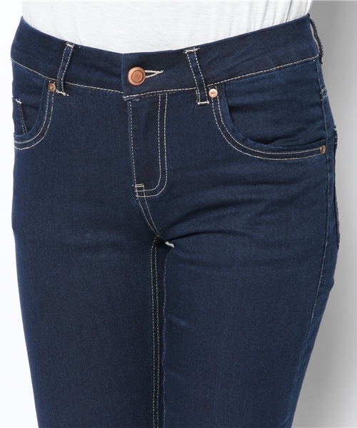 mystic（ミスティック）の「デニムスキニー（デニムパンツ・レディース・ネイビー/ライトブルー/ブルー/サックスブルー・0/1/2）」の9枚目の写真