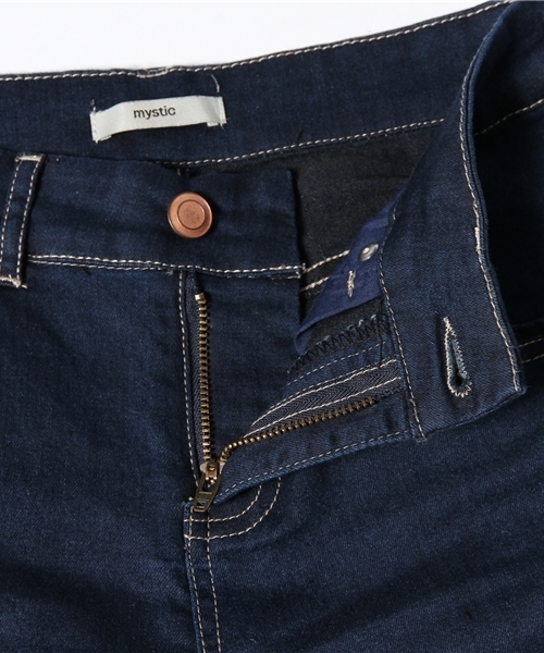mystic（ミスティック）の「デニムスキニー（デニムパンツ・レディース・ネイビー/ライトブルー/ブルー/サックスブルー・0/1/2）」の5枚目の写真