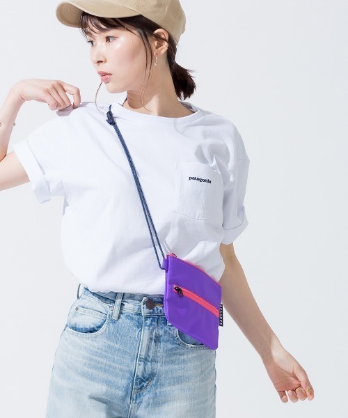 MAISON CANVVAS（メゾンキャンバス）の「[MAISON CANVAS/メゾンキャンバス] サコッシュ型トラベルポーチ（ショルダーバッグ・レディース・カーキ/ブラック/ネイビー/ベージュ/パープル/ブラウン/ライトベージュ・ONE SIZE）」の7枚目の写真