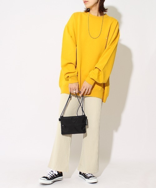 MAISON CANVVAS（メゾンキャンバス）の「[MAISON CANVAS/メゾンキャンバス] サコッシュ型トラベルポーチ（ショルダーバッグ・レディース・カーキ/ブラック/ネイビー/ベージュ/パープル/ブラウン/ライトベージュ・ONE SIZE）」の18枚目の写真