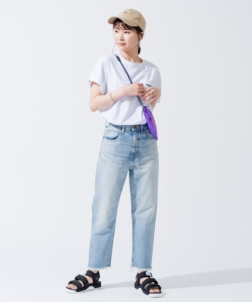 MAISON CANVVAS（メゾンキャンバス）の「[MAISON CANVAS/メゾンキャンバス] サコッシュ型トラベルポーチ（ショルダーバッグ・レディース・カーキ/ブラック/ネイビー/ベージュ/パープル/ブラウン/ライトベージュ・ONE SIZE）」の22枚目の写真