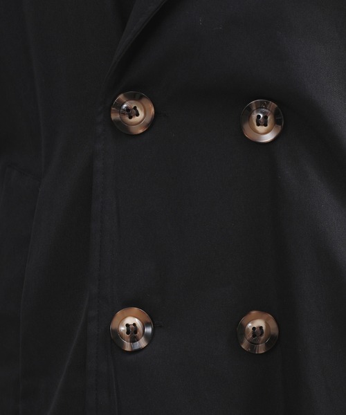 Doula Doula（ドゥーラドゥーラ）の「バックプリーツ トレンチコート（トレンチコート・レディース・ブラック/ベージュ/ネイビー・M/L）」の9枚目の写真