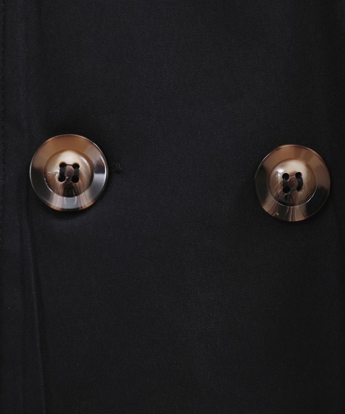 Doula Doula（ドゥーラドゥーラ）の「バックプリーツ トレンチコート（トレンチコート・レディース・ブラック/ベージュ/ネイビー・M/L）」の10枚目の写真