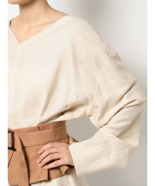 EVRIS（エヴリス）の「コルセットSET デザインカッティングブラウス（シャツ/ブラウス・レディース・ホワイト/ブラック・FREE）」の19枚目の写真