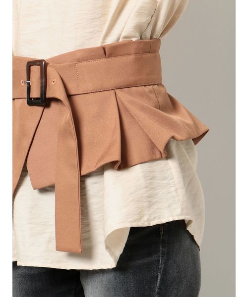 EVRIS（エヴリス）の「コルセットSET デザインカッティングブラウス（シャツ/ブラウス・レディース・ホワイト/ブラック・FREE）」の18枚目の写真