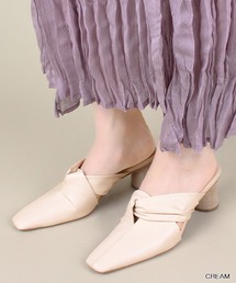 RANDA | ソフトスクエアトゥミュールパンプス(パンプス)