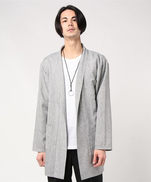 ネックレス付き リラックスシルエット アンサンブル ガウン 3点セット