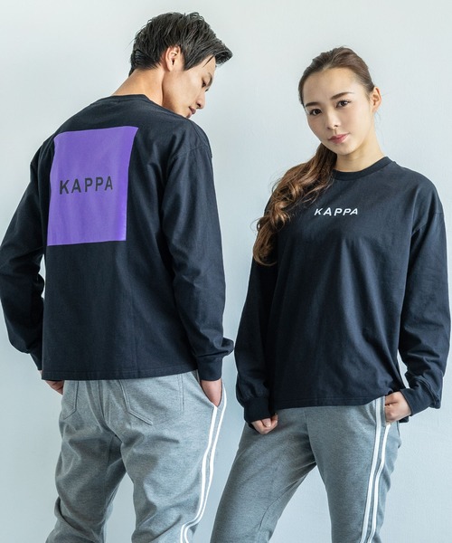 Kappa（カッパ）の「Kappa 別注 ビッグシルエット バックプリントTEE L/S オーバーサイズ カットソー（Tシャツ/カットソー・メンズ・ホワイト/ブラック/ベージュ/カーキ/ホワイト系その他/ブラック系その他/ベージュ系その他/グリーン系その他・M/L/XL）」の5枚目の写真