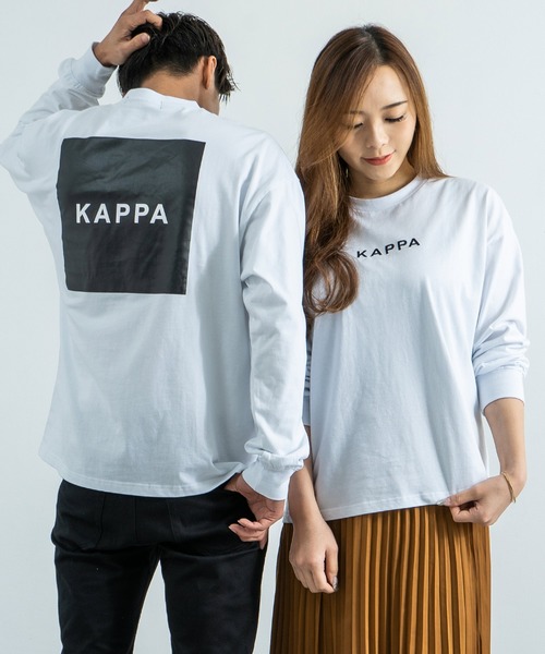 Kappa（カッパ）の「Kappa 別注 ビッグシルエット バックプリントTEE L/S オーバーサイズ カットソー（トップス）」