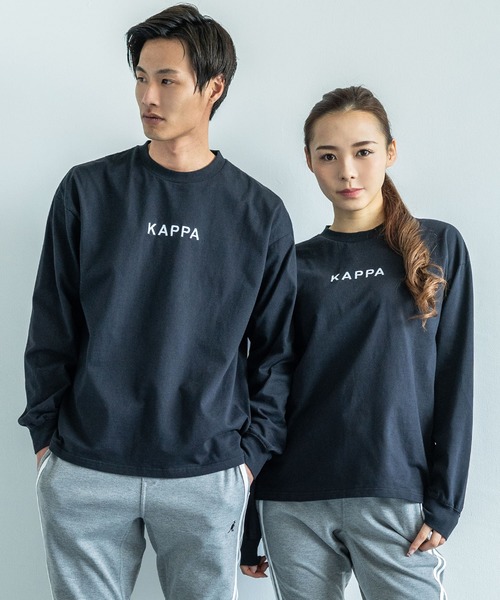 Kappa（カッパ）の「Kappa 別注 ビッグシルエット バックプリントTEE L/S オーバーサイズ カットソー（Tシャツ/カットソー・メンズ・ホワイト/ブラック/ベージュ/カーキ/ホワイト系その他/ブラック系その他/ベージュ系その他/グリーン系その他・M/L/XL）」の4枚目の写真