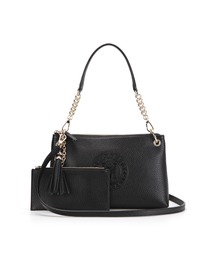 【メトロシティ】クロス ショルダー ジップ ポーチ付き バッグ