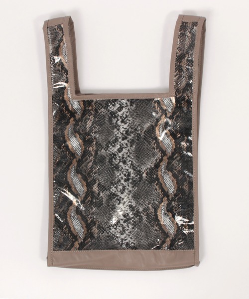 KATHARINE ROSS（キャサリンロス）の「【KATHARINE ROSS】クリアパイソン柄 マルシェバッグ ビニールバッグ WEB限定