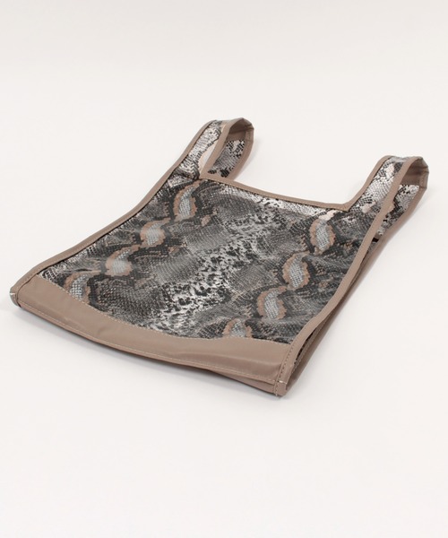 KATHARINE ROSS（キャサリンロス）の「【KATHARINE ROSS】クリアパイソン柄 マルシェバッグ ビニールバッグ WEB限定