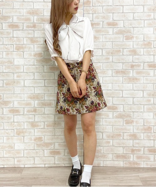 apres jour（アプレジュール）の「オーガンジーボウタイブラウス【ZOZOTOWN限定アイテム】（シャツ/ブラウス・レディース・ブラック/オフホワイト/その他・フリー）」の9枚目の写真