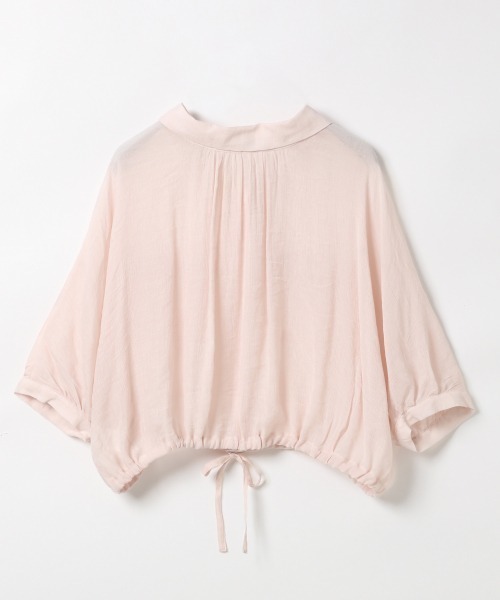 Heather（ヘザー）の「ボリュームショートシャツショートスリーブ 887240（シャツ/ブラウス・レディース・ブラック/ホワイト系その他/ブルー系その他/ピンク系その他・FREE）」の13枚目の写真