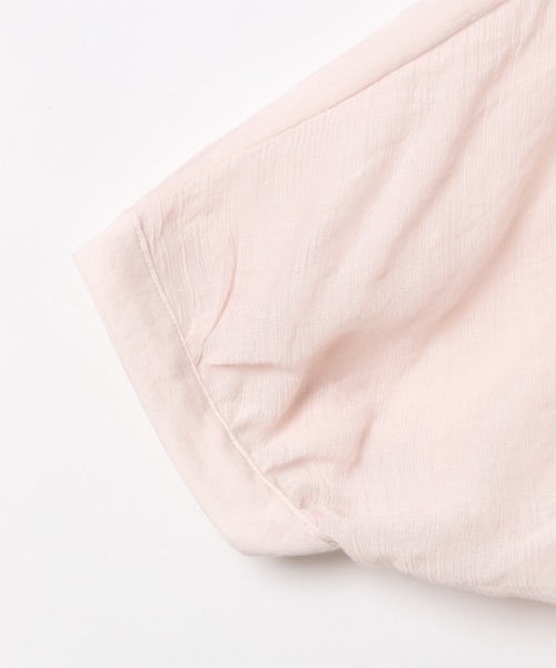 Heather（ヘザー）の「ボリュームショートシャツショートスリーブ 887240（シャツ/ブラウス・レディース・ブラック/ホワイト系その他/ブルー系その他/ピンク系その他・FREE）」の16枚目の写真