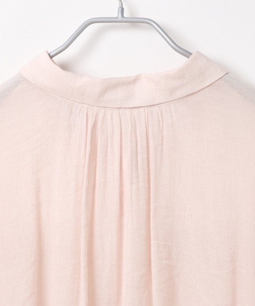 Heather（ヘザー）の「ボリュームショートシャツショートスリーブ 887240（シャツ/ブラウス・レディース・ブラック/ホワイト系その他/ブルー系その他/ピンク系その他・FREE）」の20枚目の写真