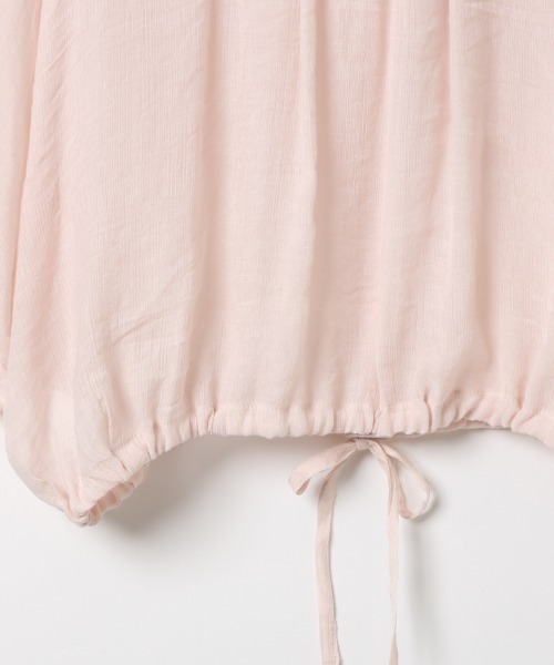 Heather（ヘザー）の「ボリュームショートシャツショートスリーブ 887240（シャツ/ブラウス・レディース・ブラック/ホワイト系その他/ブルー系その他/ピンク系その他・FREE）」の21枚目の写真