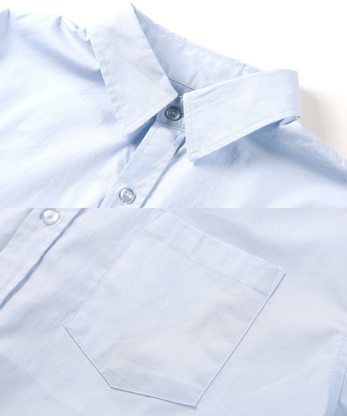 roshell（ロシェル）の「ストレッチ ブロードレギュラー 無地 長袖シャツ（シャツ/ブラウス・メンズ・ブラック/ホワイト/ホワイト系その他/ライトピンク/ネイビー/ブルー系その他/ライトブルー/ブルー系その他2・SMALL/MEDIUM/LARGE/X-LARGE）」の13枚目の写真