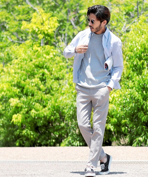 roshell（ロシェル）の「ストレッチ ブロードレギュラー 無地 長袖シャツ（シャツ/ブラウス・メンズ・ブラック/ホワイト/ホワイト系その他/ライトピンク/ネイビー/ブルー系その他/ライトブルー/ブルー系その他2・SMALL/MEDIUM/LARGE/X-LARGE）」の22枚目の写真