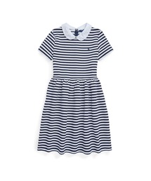 ストライプ ストレッチ ポンチ ドレス