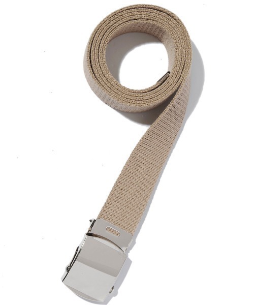 SPINNS（スピンズ）の「シンプルロングガチャベルト/安心日本製/しっかり素材で長く使える（ベルト・メンズ・ホワイト/ブラック/ダークグリーン/ベージュ/ブラウン/アイボリー/イエロー/オレンジ/ブルー・ONESIZE）」の5枚目の写真