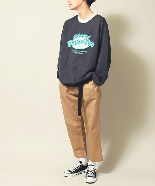 SPINNS（スピンズ）の「シンプルロングガチャベルト/安心日本製/しっかり素材で長く使える（ベルト・メンズ・ホワイト/ブラック/ダークグリーン/ベージュ/ブラウン/アイボリー/イエロー/オレンジ/ブルー・ONESIZE）」の12枚目の写真