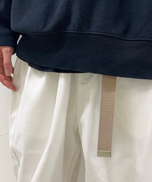 SPINNS（スピンズ）の「シンプルロングガチャベルト/安心日本製/しっかり素材で長く使える（ベルト・メンズ・ホワイト/ブラック/ダークグリーン/ベージュ/ブラウン/アイボリー/イエロー/オレンジ/ブルー・ONESIZE）」の18枚目の写真