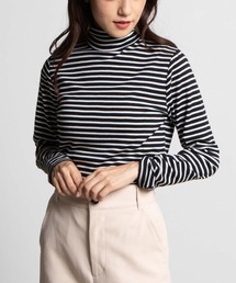 WEGO | WEGO/ボーダータートルネックロンT(Tシャツ/カットソー)