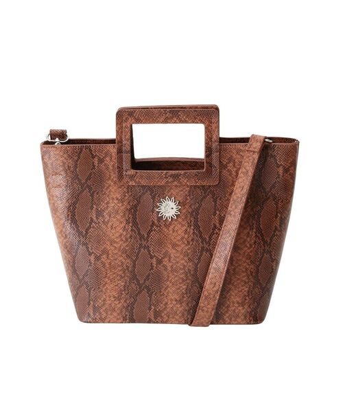 セール バッグ パイソンbox Bag ショルダーバッグ Evris エヴリス のファッション