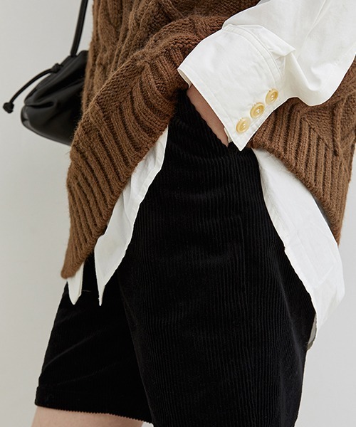 Fano Studios(ファノ ストゥディオズ)の「【Fano Studios】Cable knit vest FD20S033(ベスト・レディース・ブラウン・S/M/L)」の10枚目の写真