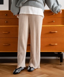 mysty woman | ランダムベロアプリーツパンツ 921646(その他パンツ)