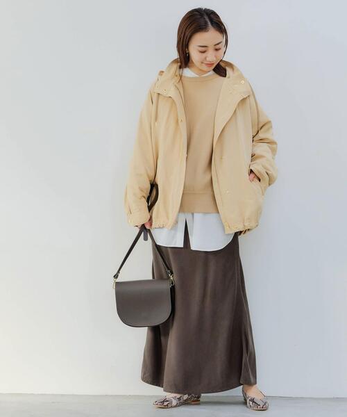 green label relaxing(グリーンレーベルリラクシング)の「SC リヨセル ツイル ナロー スカート(スカート・レディース・ブラック/オリーブ/レッド/ベージュ・38/36)」の20枚目の写真