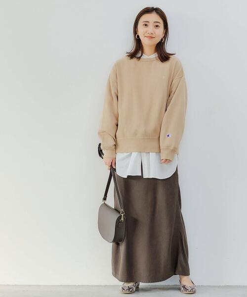 green label relaxing(グリーンレーベルリラクシング)の「SC リヨセル ツイル ナロー スカート(スカート・レディース・ブラック/オリーブ/レッド/ベージュ・38/36)」の21枚目の写真
