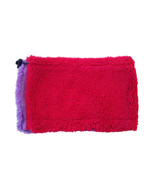 X-girl Stages（エックスガールステージス）の「FLUFFY NECK WARMER（ネックウォーマー/スヌード・キッズ・ブラック/ベージュ/ピンク/パープル・ONE SIZE）」の7枚目の写真